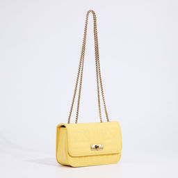 Сумка-мессенджер на клапане, цвет жёлтый - Simaland фото 7