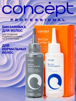 Concept Prof.Набор д/хол/перманентной завивки д/норм.волос №1 Живой локон (bio curl) 100мл+100мл