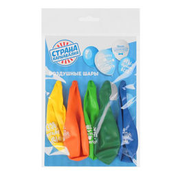 Цена за 2 шт. Воздушные шары латексные 12" «Комплименты мужчине», 5 шт.