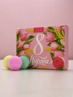 Бомбочки для ванны 8 Марта, 12?40 г, Чистое счастье  фото 2