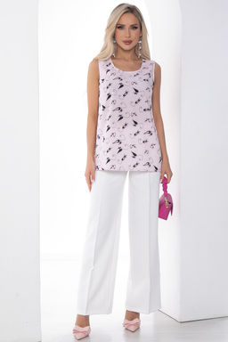 Блуза Нежность (розовая) Б8805 - Lt collection фото 4