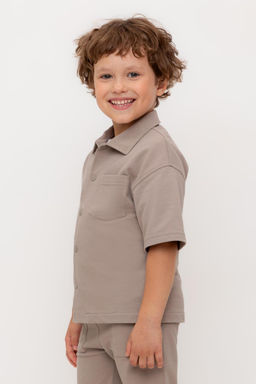 КР 302730/коричневый к556 рубашка для мал - Crockid фото 4