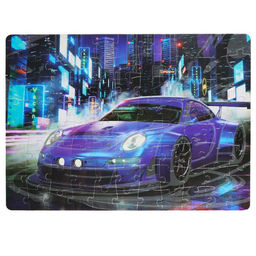 Пазлы светящиеся Ночной гонщик, 88 деталей - Puzzle time фото 2