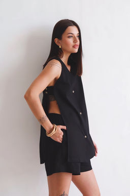 Martichelli Костюм хлопковый летний чёрный