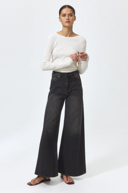 Super Wide High Waist Jeans - H&m фото 6