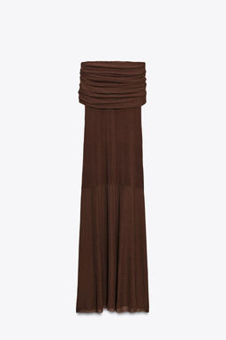 OFF-THE-SHOULDER KNIT DRESS - Zara фото 8