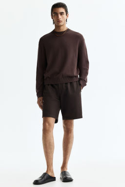 Pantal?n corto en mezcla de lino Relaxed Fit - H&m фото 5