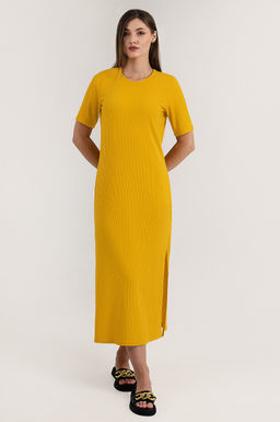 Арт. 8401/3 Платье женское 46-54 (5 шт) Цвет:горчичный - Калинка фото 3