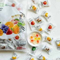 Молочные ириски с желейной начинкой ФРУКТОВЫЙ МИКС FRU TI MI, 320 гр