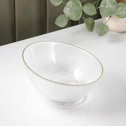 Салатник Орион, d=17.5 см, стекло, прозрачный - Magistro фото 2