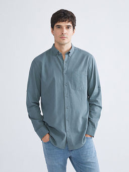 Regular Fit Uzun Kollu Poplin Erkek G?mlek