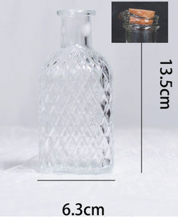 Графин-штоф 13.5 см пробковая крышка / GP-2 /уп 80/