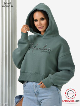 Тёплая толстовка на флисе с капюшоном - Bruno фото 6