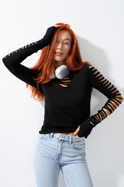 7476 Лонгслив женский