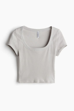 Camiseta cropped de canale - H&m фото 4