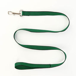 Комплект амуниции рельефный, поводок 120 х 2 см, ОГ 44-50 см, зелёно-чёрный - Пижон фото 6