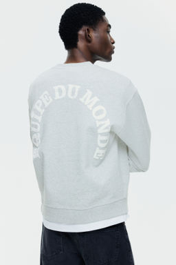 Sudadera con motivo estampado Loose Fit - H&m фото 4