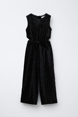 SPARKLY VELVET JUMPSUIT