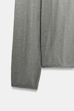 OVERSIZED METALLIC THREAD KNIT JUMPER - Zara фото 8
