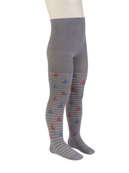 OMSA kids Collant 13P62-2 с рисунком (якорь/полос) - grigio chiaro  фото 2
