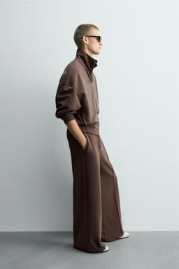 LABEL INTERLOCK TROUSERS - Zara фото 4