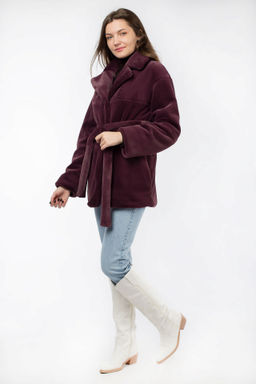 01-10241 Пальто женское демисезонное (пояс) - El podio фото 3