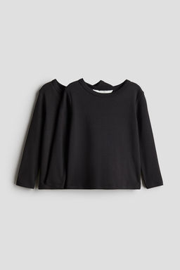 Pack de 2 camisetas de algodon acanalado