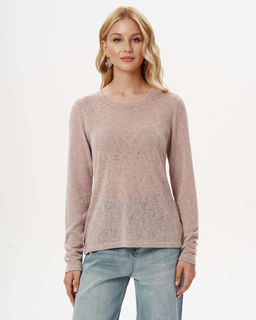 Полупрозрачный лонгслив из мягкого трикотажа-паутинка - Sahar art lab фото 6