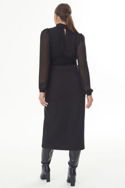 Блуза AURA 2116-176 черный  фото 4