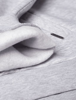 Худи на молнии из премиального футера трехнитки с начесом - Vilatte фото 4