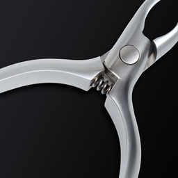 Кусачки маникюрные для кутикулы «Премиум сатин», скрытая пружина, матовые, 10.3 см, длина лезвия-4 мм