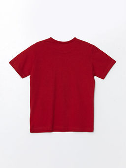 Bisiklet Yaka K?sa Kollu Bask?l? Erkek Bebek Ti??rt - Waikiki фото 2