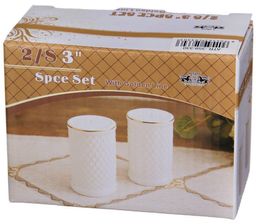 НАБОР ДЛЯ СПЕЦИЙ LEFARD ДИАМАНД ГОЛД 2 ПР. 5*5*8 СМ  фото 2