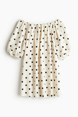 Vestido off-the-shoulder - H&m фото 6