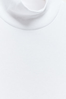 RIBBED HIGH NECK T-SHIRT - Zara фото 5