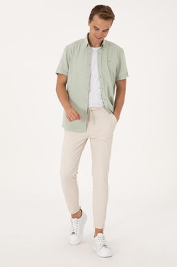 Erkek Bej Kanvas Pantolon - U.s. polo assn фото 3