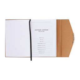 Ежедневник недатированный А5, 140 листов, искусственная кожа, «Стиль», чёрный