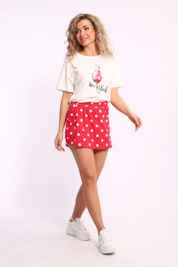 Костюм Натали 88116 футболка и шорты-юбка комбинированная фото 7