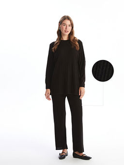 Beli Lastikli Kad?n Triko Pantolon