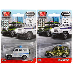 Машина металл UAZ Спецтехника 7,5 см, в ассортименте, блистер