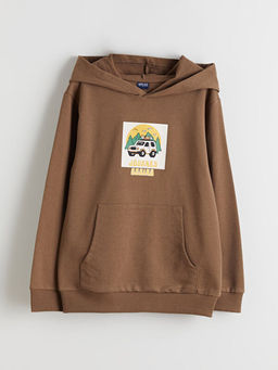 Kap??onlu Erkek ?ocuk Sweatshirt