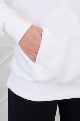 Арт. 15102 Худи женское оверсайз 44-52 (5 шт) Цвет:молочный