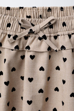 FLOCKED PRINT BERMUDA SKORT - Zara фото 3