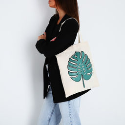 Сумка - шопер Лист 35 х 0,5 х 40 см, отд без молнии, без подклада