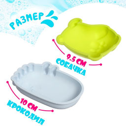 Игрушки для купания Черепашка, набор 8 предметов - Simaland фото 5