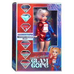 Модная кукла Glam Core, Рокси Рэд с аксессуарами, 25 см