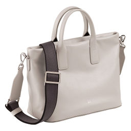 Итальянская женская сумка DuDu Bags серии Jaqueline | жемчужный серый - Dudubags фото 2