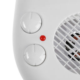 Тепловентилятор Luazon LTO-06, напольный, спиральный, 2000 Вт, 20 м², 2 режима, белый