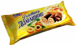Мини-рулеты "Рулетики Домашние" Абрикос 150гр/Раменский//473/