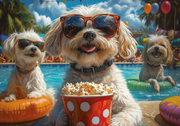 ФРЕЯ Пазл 1000 элемент. PZL-1000/79 Вечеринка у бассейна